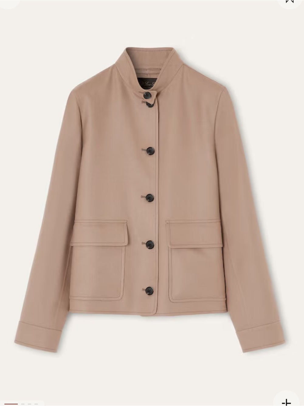 NWT 2026 Loro Piana Remsen Caban Jacket Royal Lightness® size 38